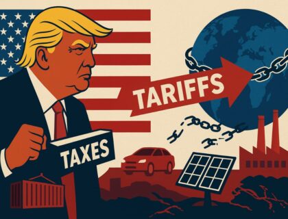 Tax tarrifs by trump on different countries